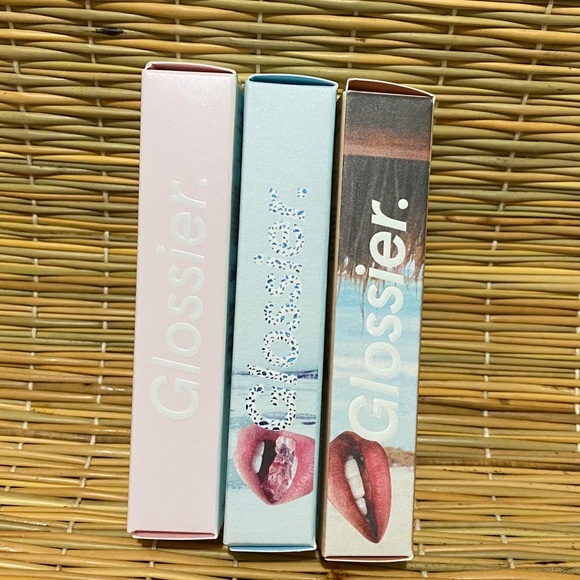 Glossier Makeup 3 Glossier Bundle Lip Balms Poshmark